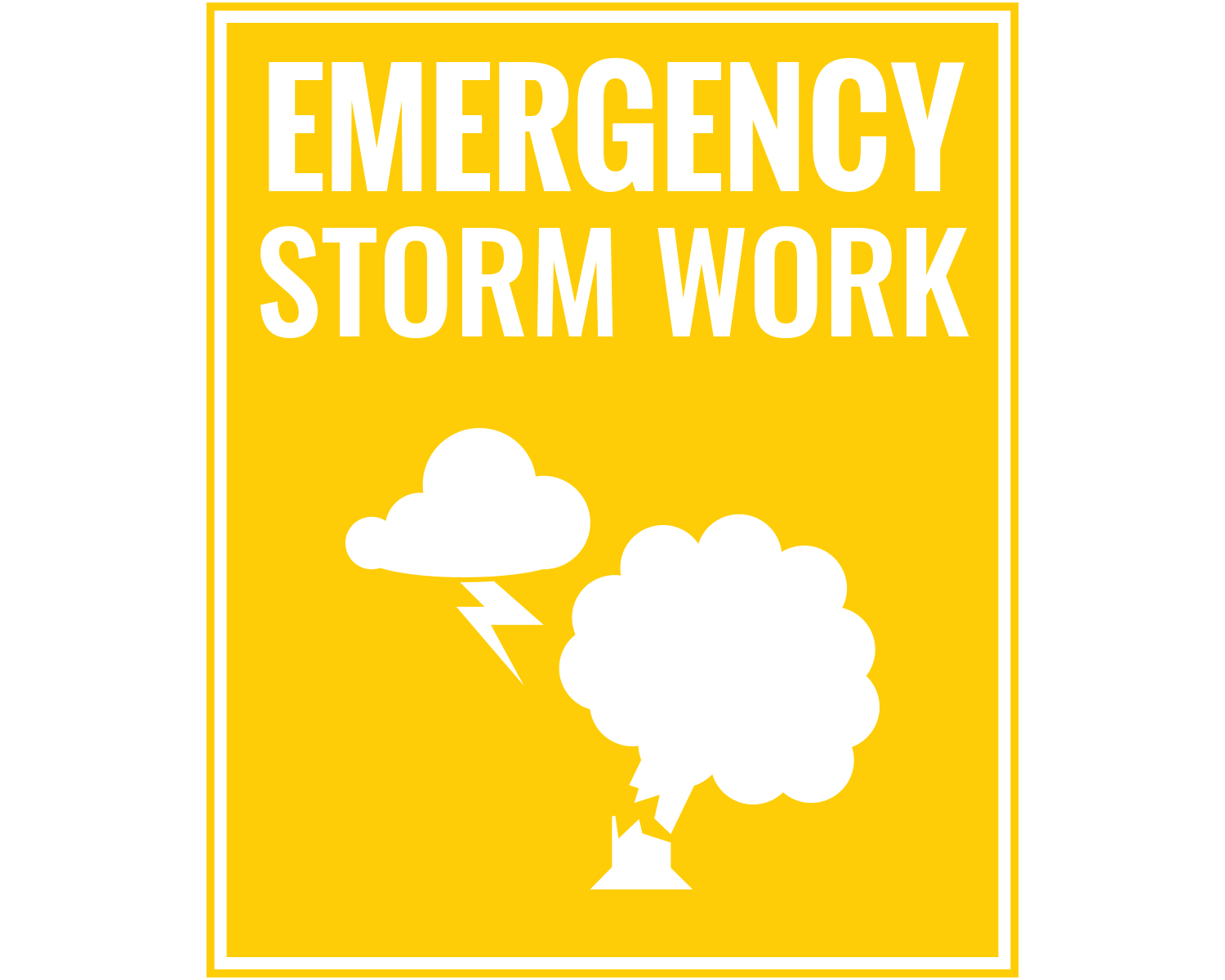Emergency Storm Work - Yellow